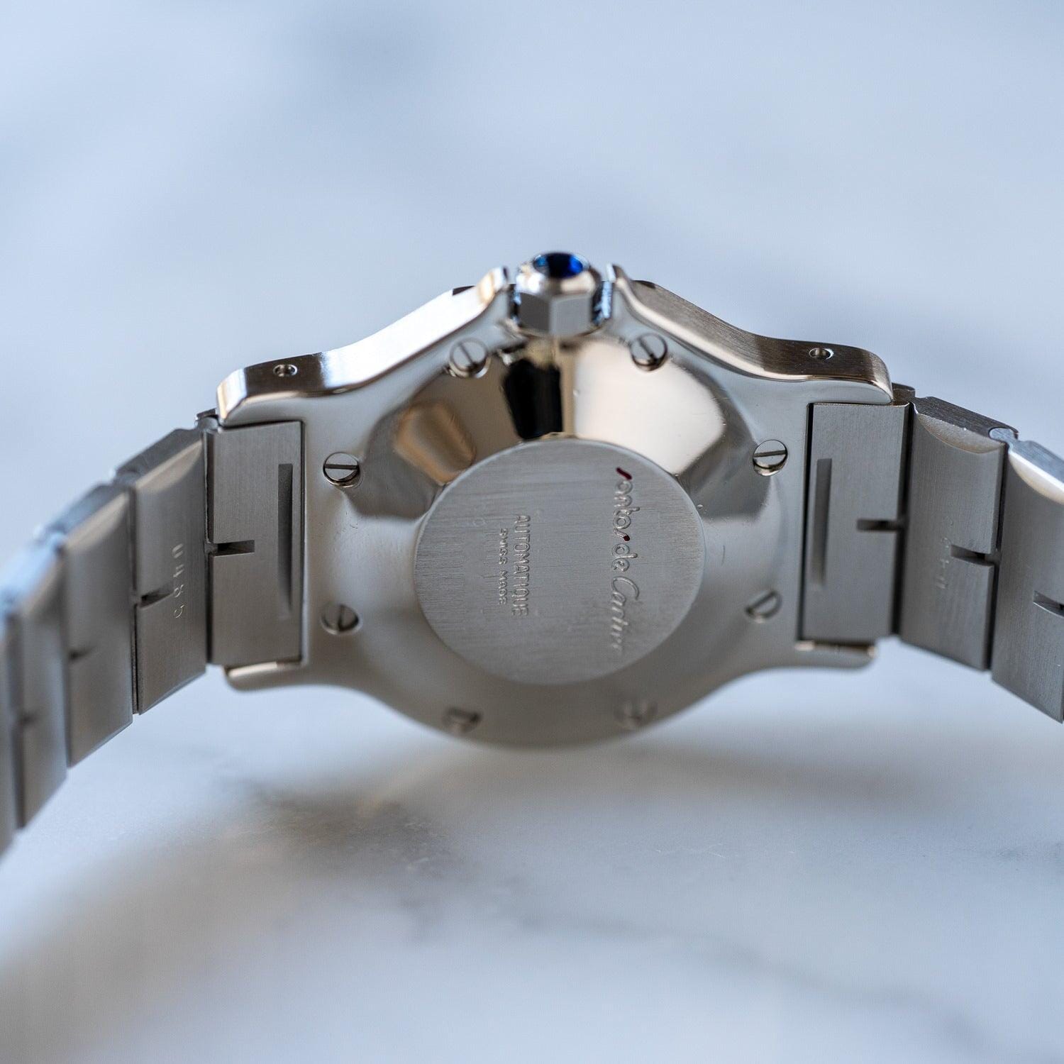 CARTIER Santos Octagon LM White Roman / カルティエ サントス オクタゴン LM ホワイトローマン 自動巻き