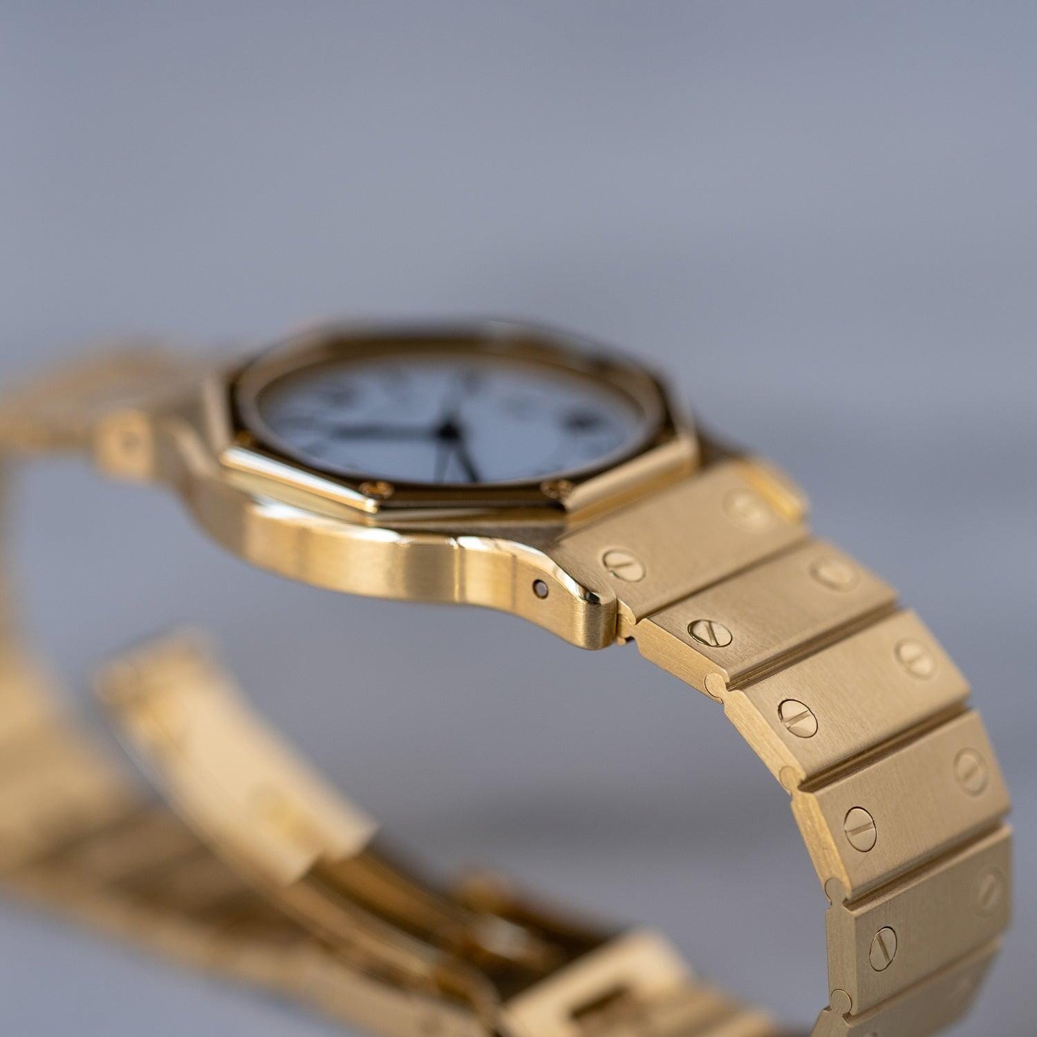 CARTIER Santos Octagon LM 18K YG / カルティエ サントスオクタゴン 18K イエローゴールド 自動巻き