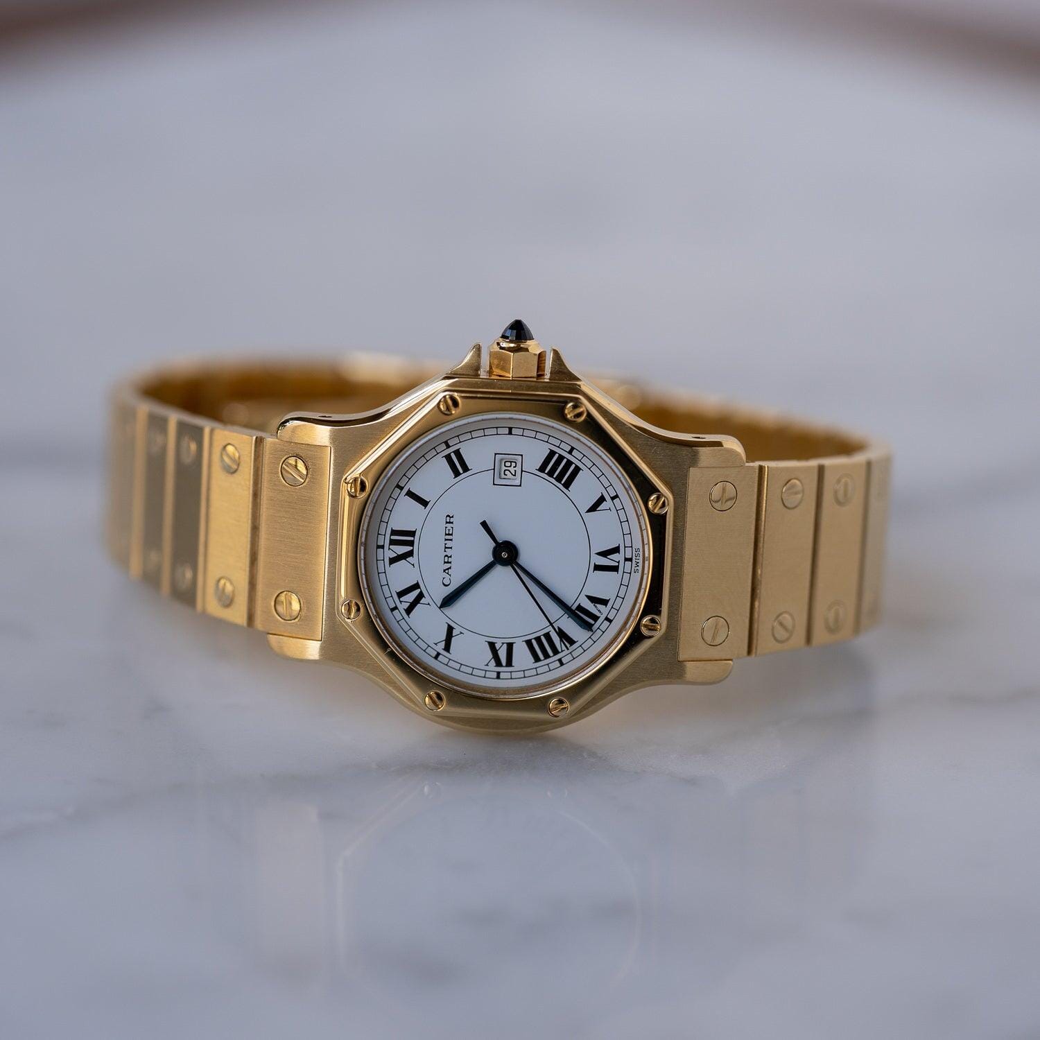 CARTIER Santos Octagon LM 18K YG / カルティエ サントスオクタゴン 18K イエローゴールド 自動巻き