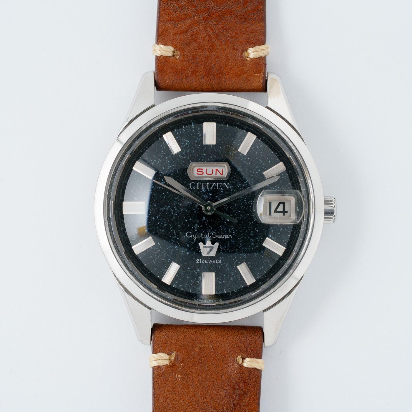 CITIZEN Crystal Seven Star Dust Dial 1960s - Arbitro