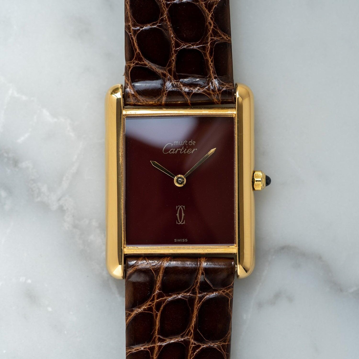 must de Cartier Tank LM Bordeaux - Arbitro
