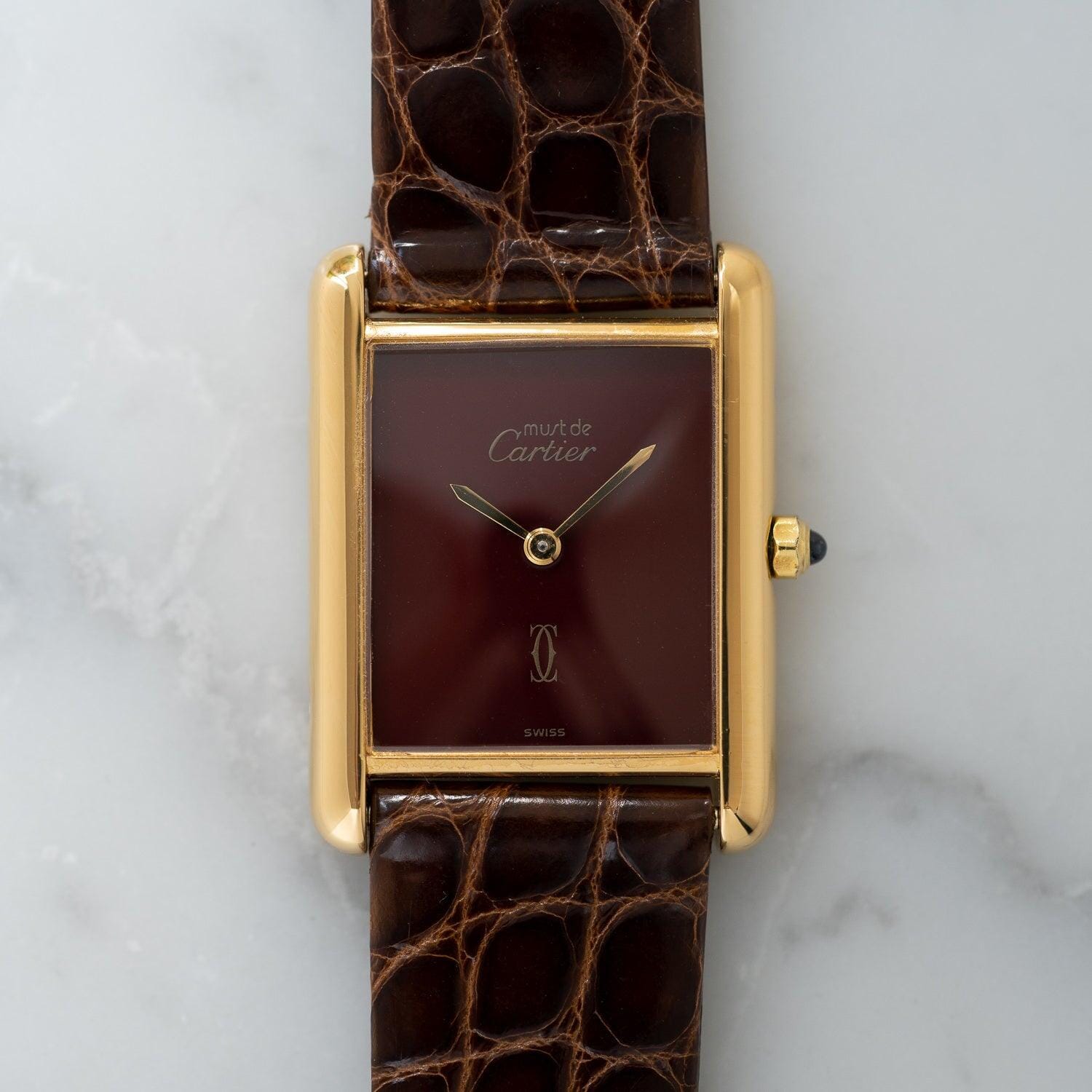must de Cartier Tank LM Bordeaux - Arbitro