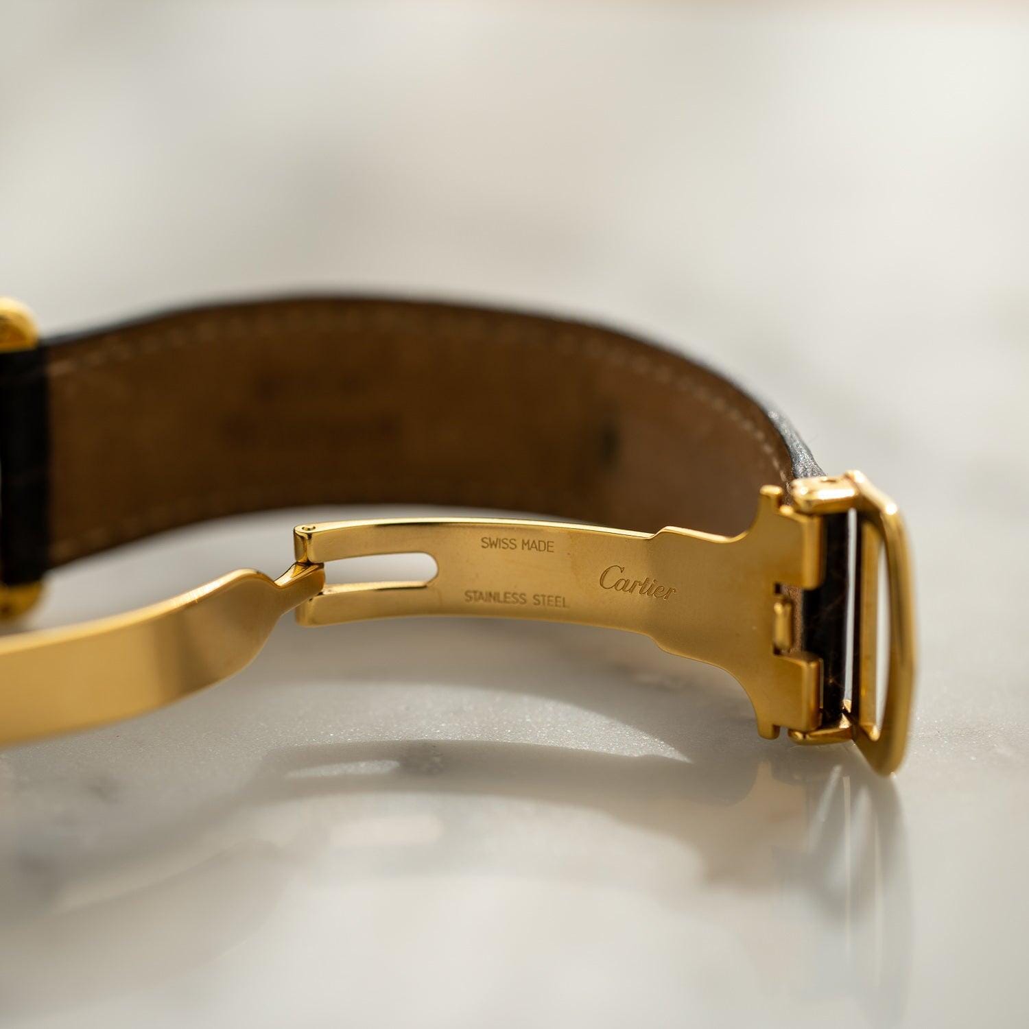 must de Cartier Tank LM Big Arabic Date - Arbitro
