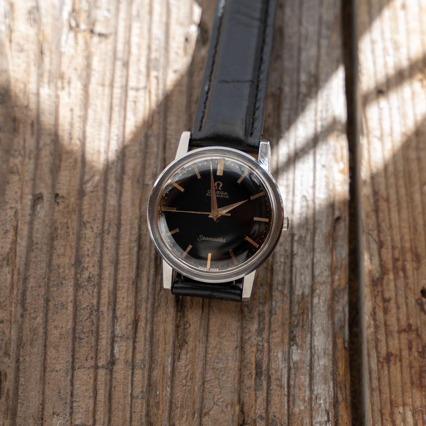 OMEGA Seamaster 165.003 Black Gilt Dial 1960s - Arbitro