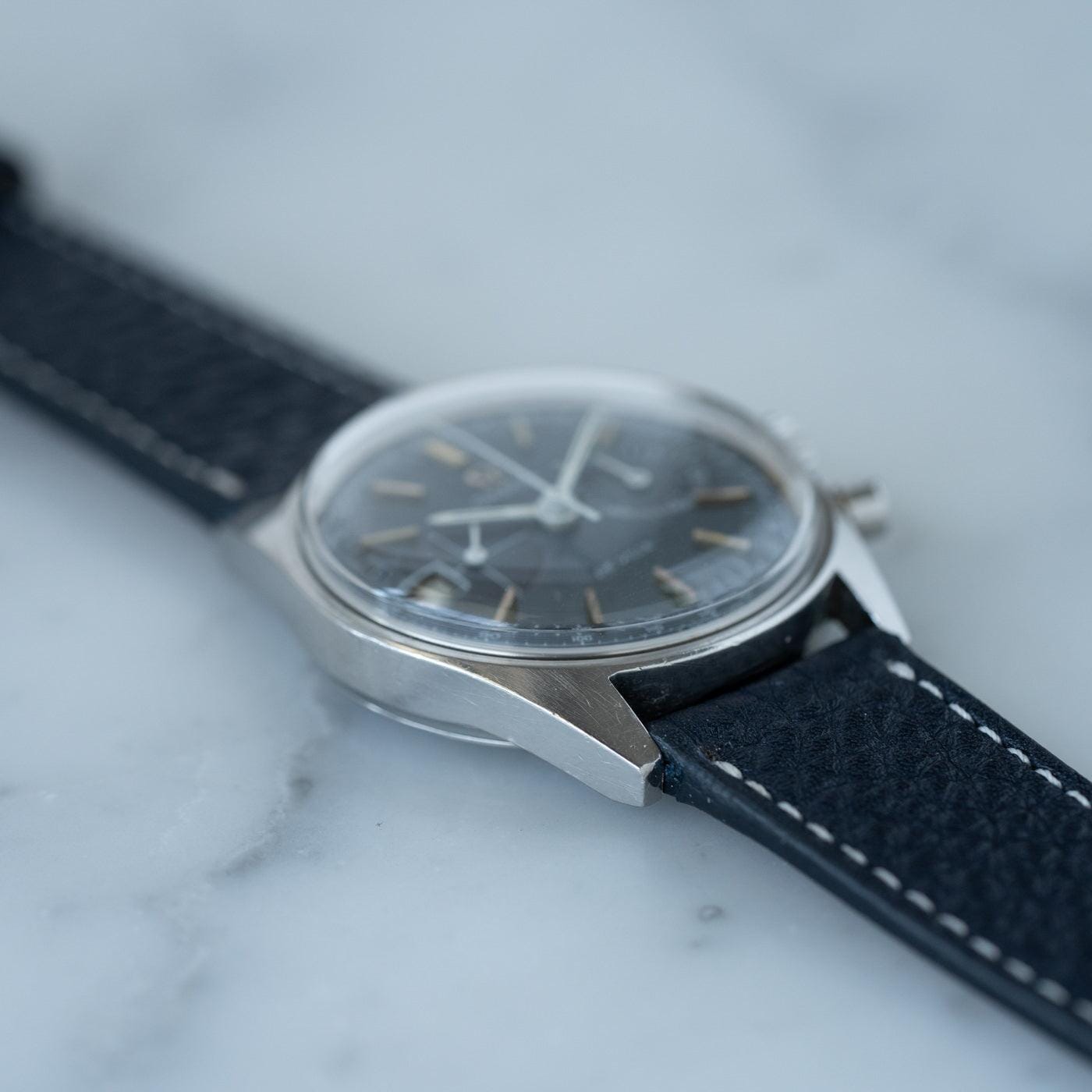 OMEGA De Ville Chronograph 146.017 Blue Dial 1960s - Arbitro