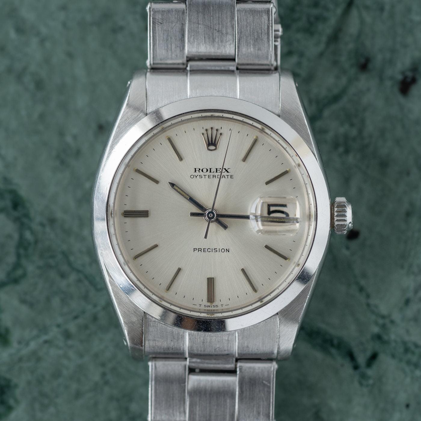 ROLEX Oysterdate Precision 6694 Silver 1960s - Arbitro