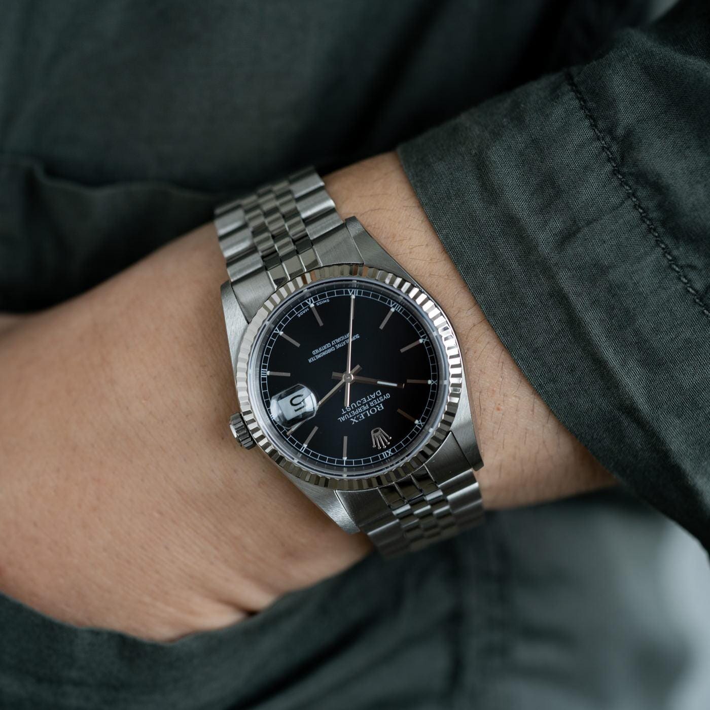 ROLEX Oyster Perpetual Datejust 16234 Black - Arbitro