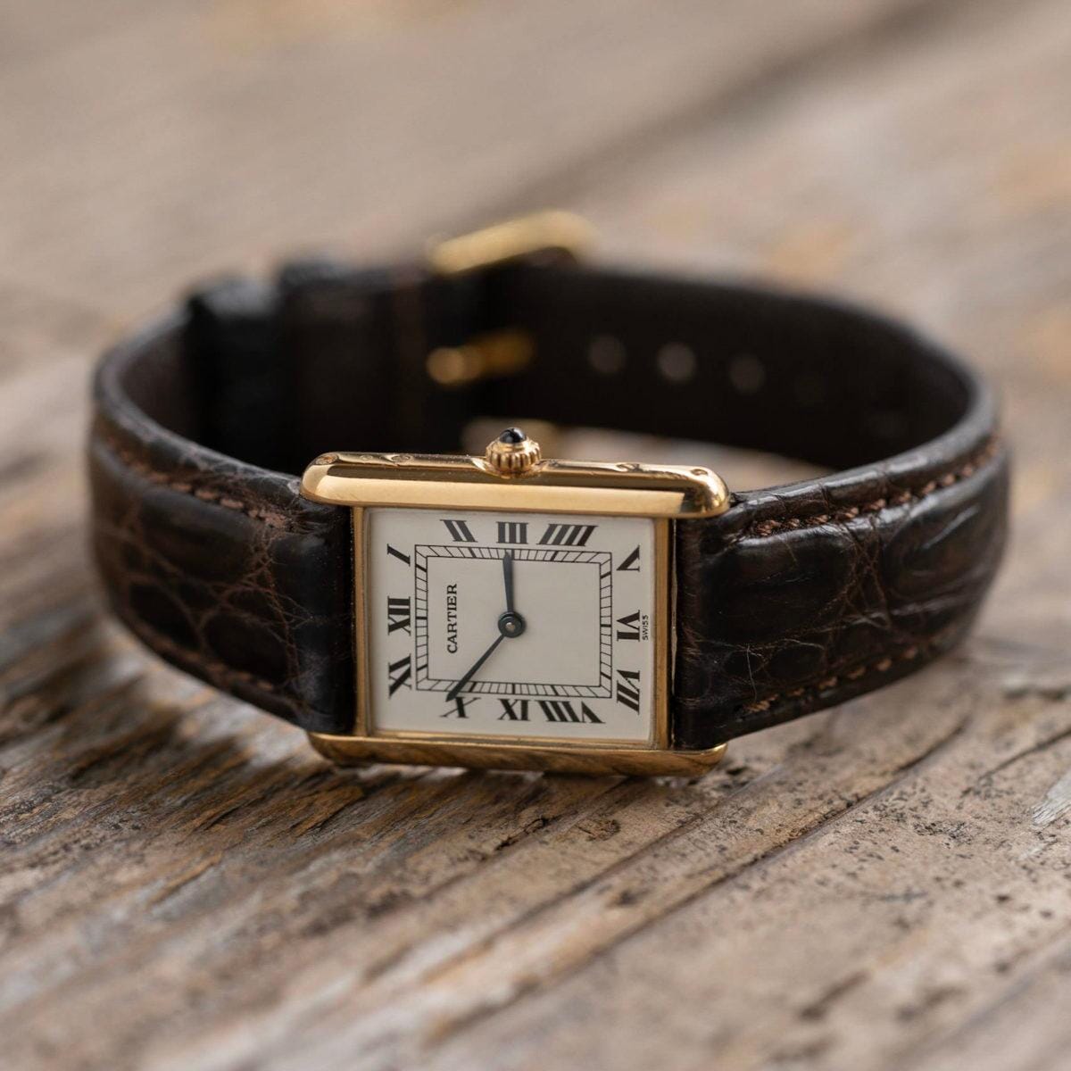 CARTIER Tank Louis Cartier 18K YG - Arbitro