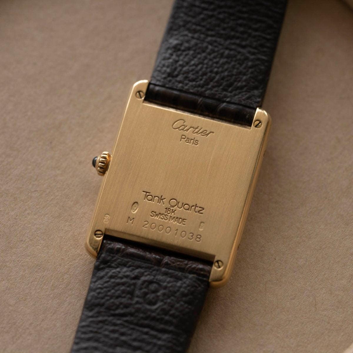 CARTIER Tank Louis Cartier 18K YG - Arbitro