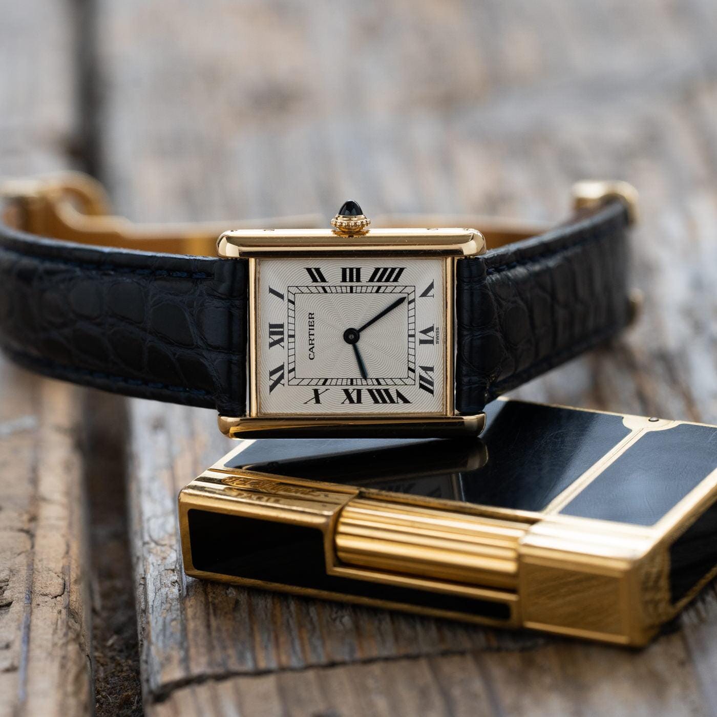 CARTIER Tank Louis Cartier LM 18K YG - Arbitro