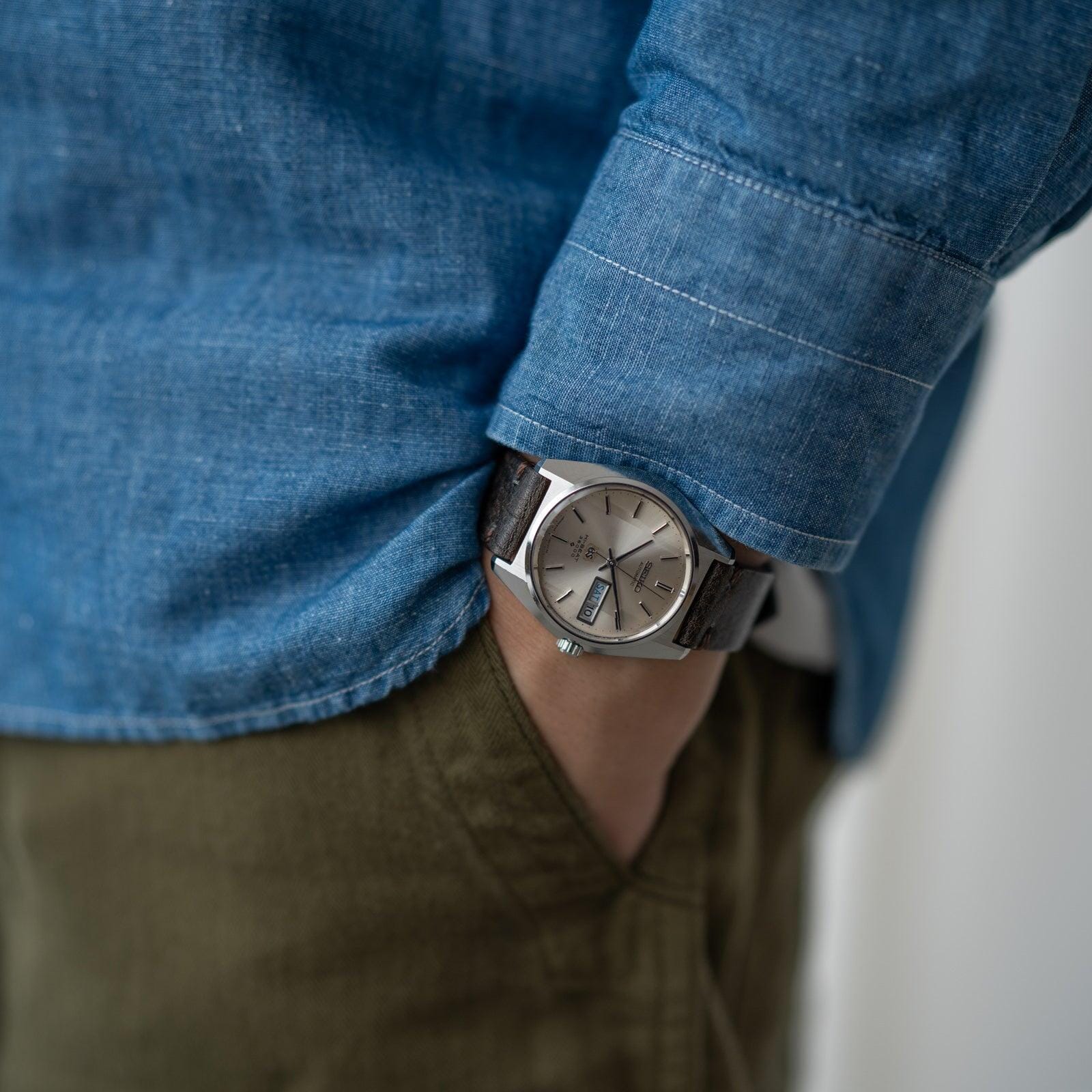 GRAND SEIKO Hi-BEAT 6146-8010 "Arabesque" Faceted Crystal - Arbitro