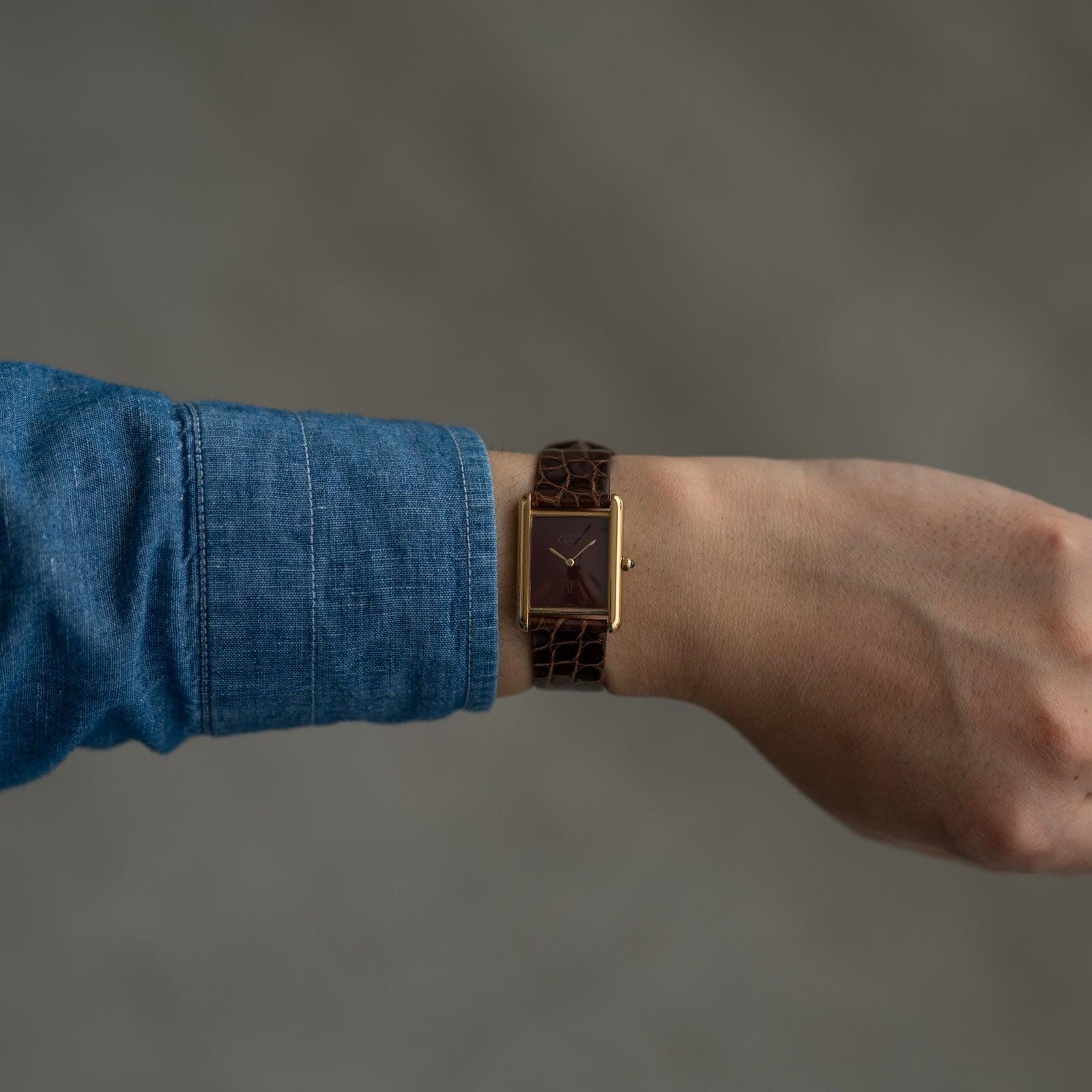 must de Cartier Tank LM Bordeaux - Arbitro