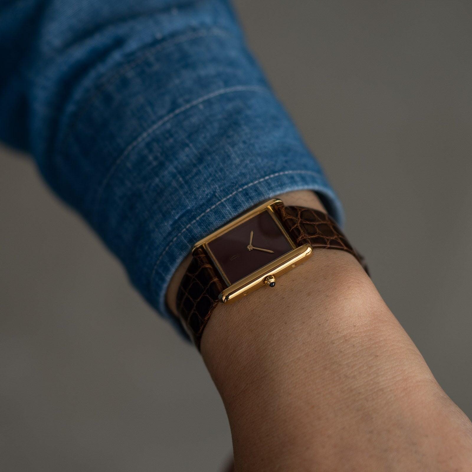 must de Cartier Tank LM Bordeaux - Arbitro