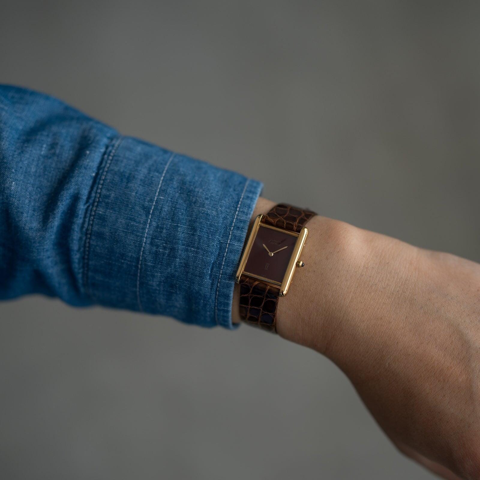 must de Cartier Tank LM Bordeaux - Arbitro