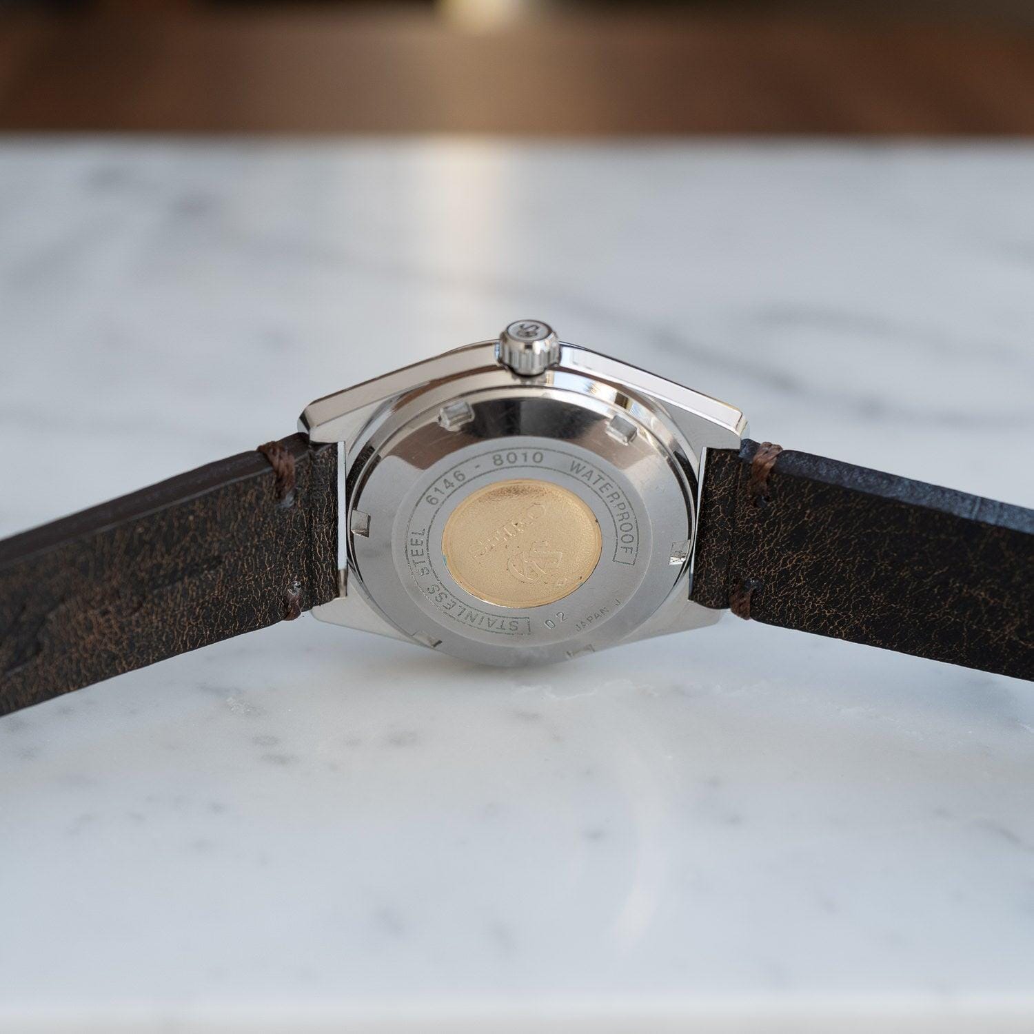 GRAND SEIKO Hi-BEAT 6146-8010 "Arabesque" Faceted Crystal - Arbitro