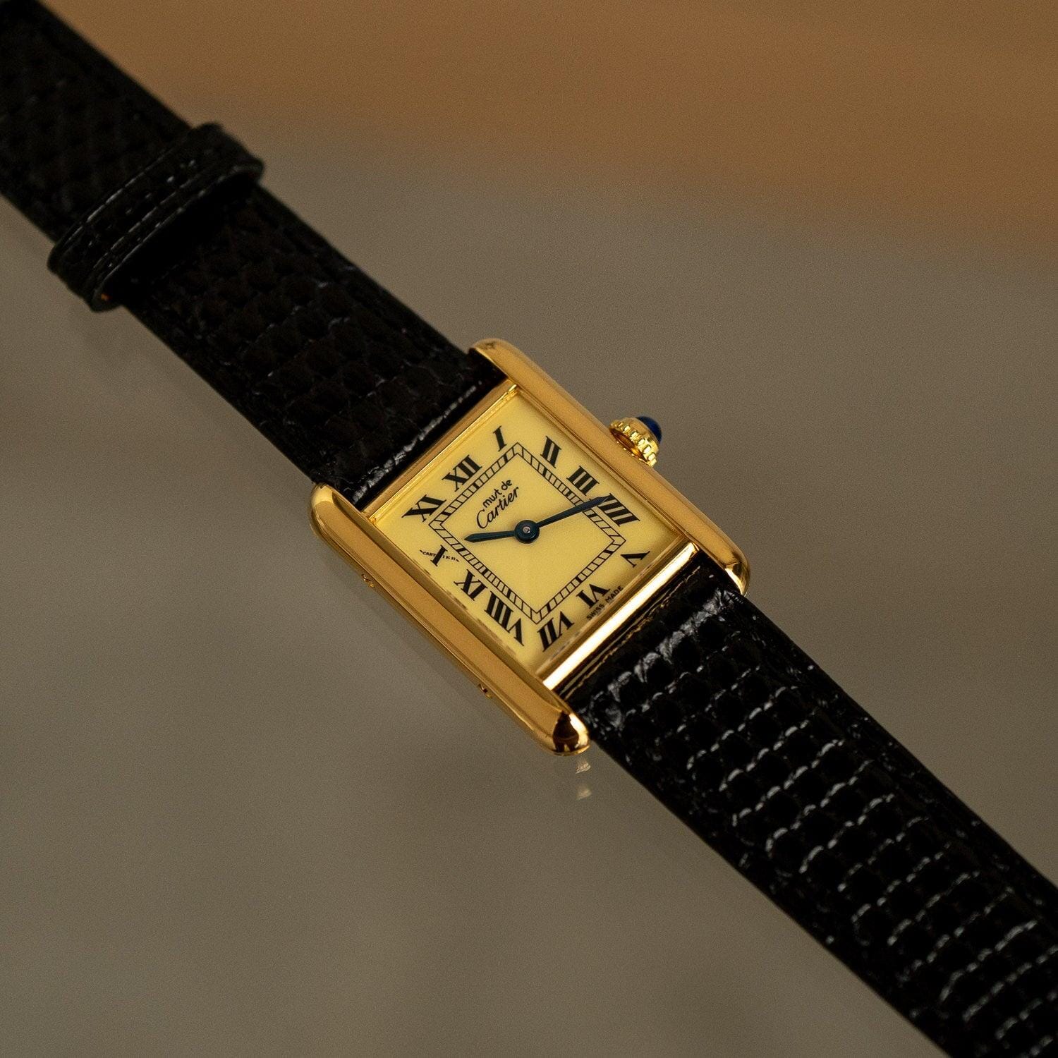 must de Cartier Tank SM Ivory Roman - Arbitro