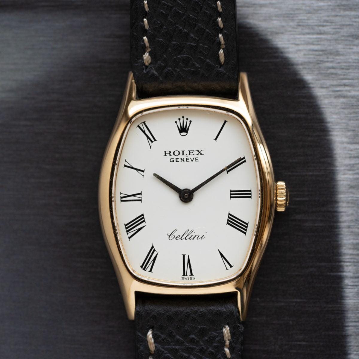 ROLEX Cellini 3803 White Dial YG 1970s - Arbitro