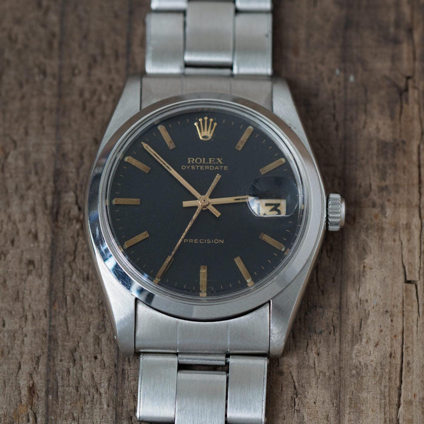 ROLEX Oysterdate Precision 6694 Black Dial - Arbitro