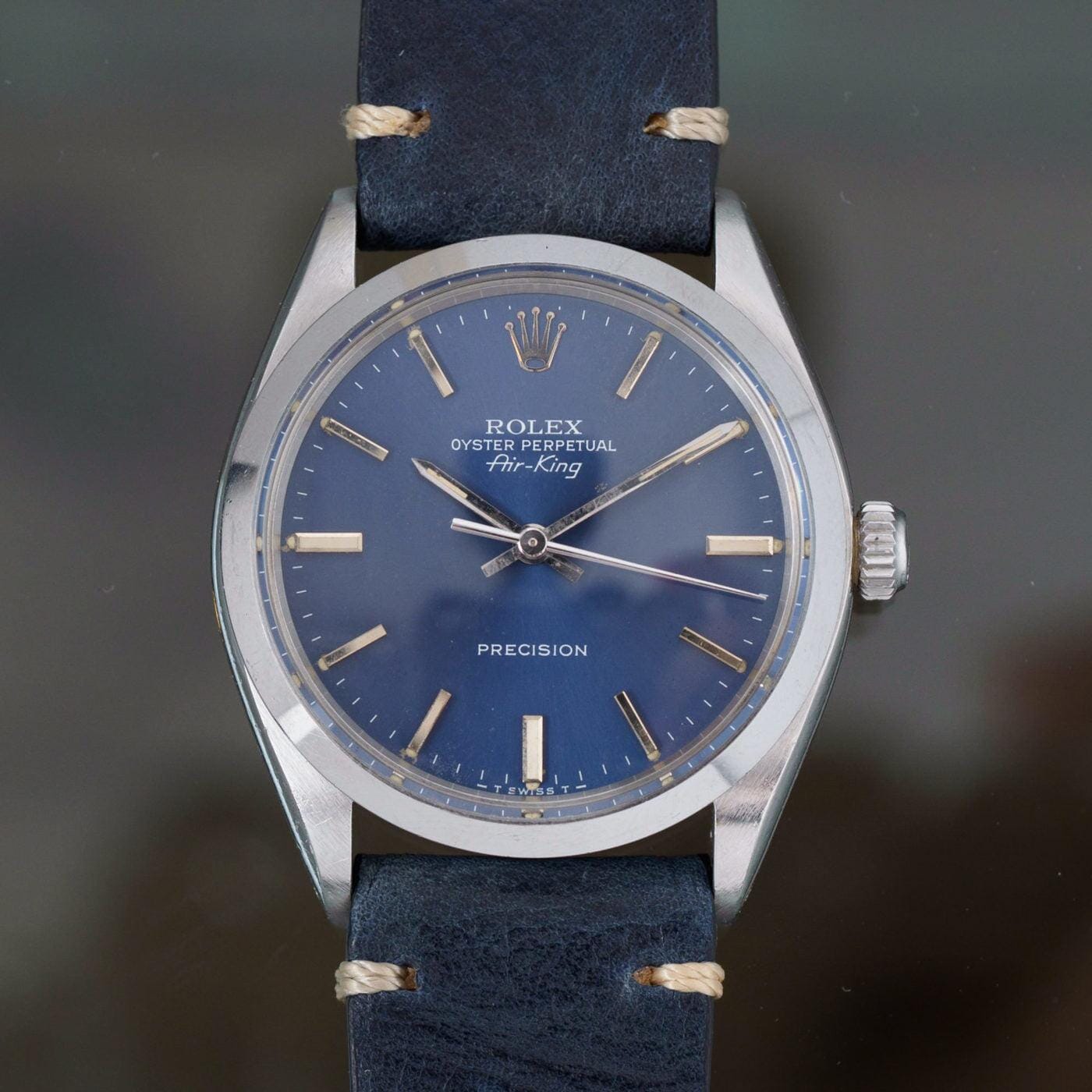 ROLEX Air-King 5500 Blue Dial - Arbitro