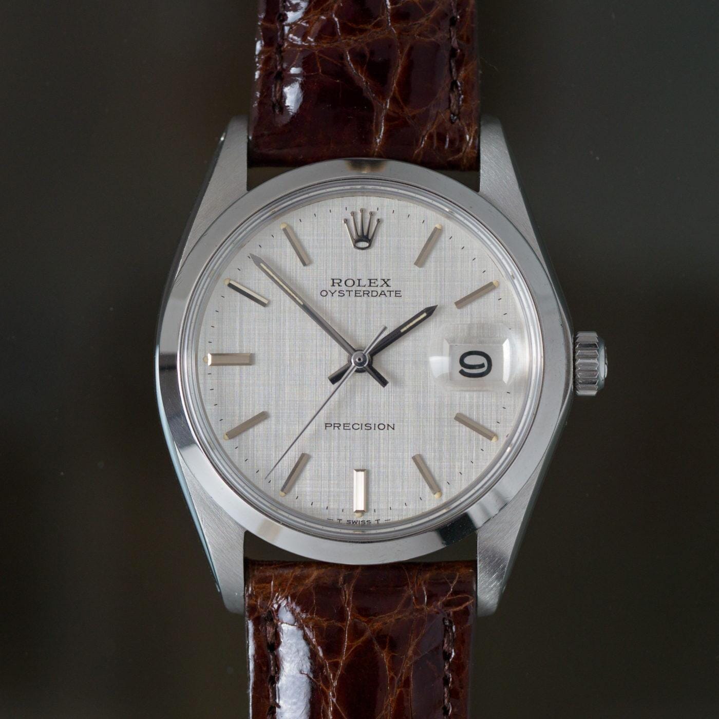 ROLEX Oyster Precision 6694 Linen Dial 1970s - Arbitro