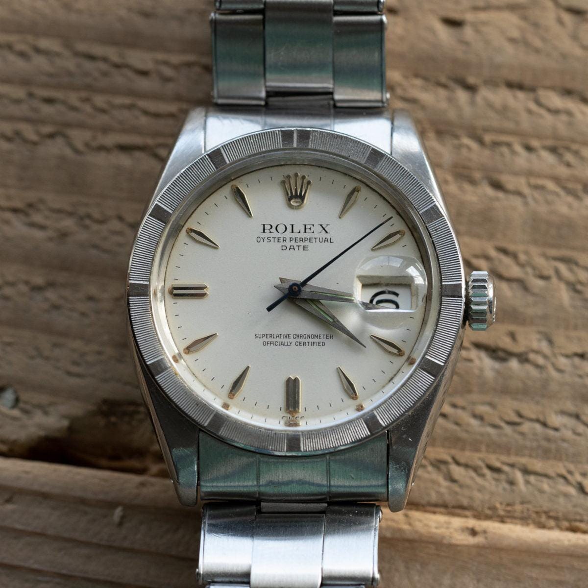 ROLEX Oyster Perpetual Date 1501 "BIG LOGO" 1960s - Arbitro