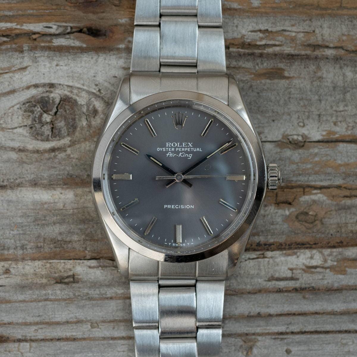 ROLEX Air-King 5500 Grey Dial 1970s - Arbitro