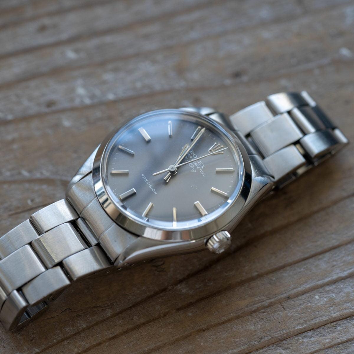 ROLEX Air-King 5500 Grey Dial 1970s - Arbitro