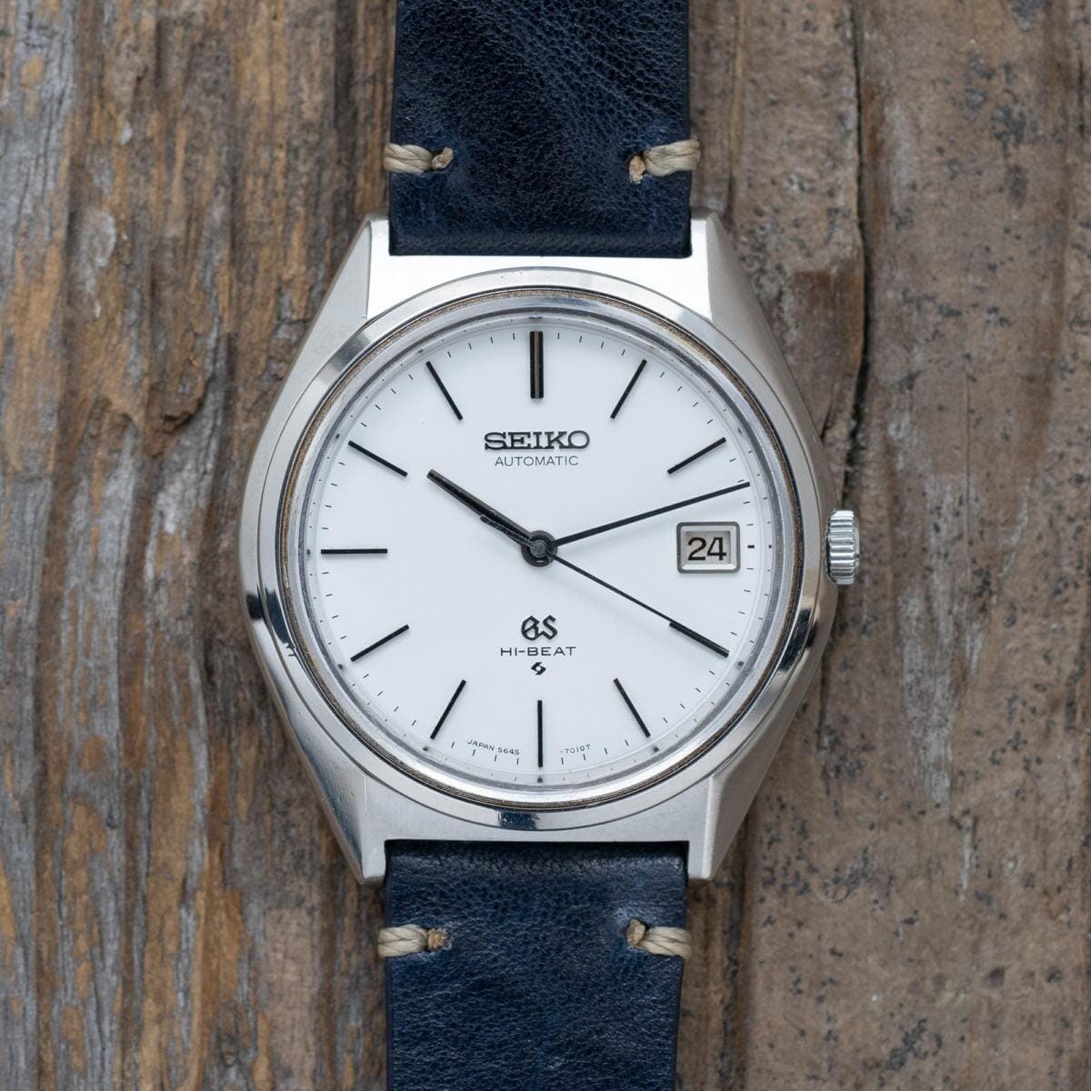 GRAND SEIKO Hi-BEAT 5645-7010 White Dial 1970s - Arbitro