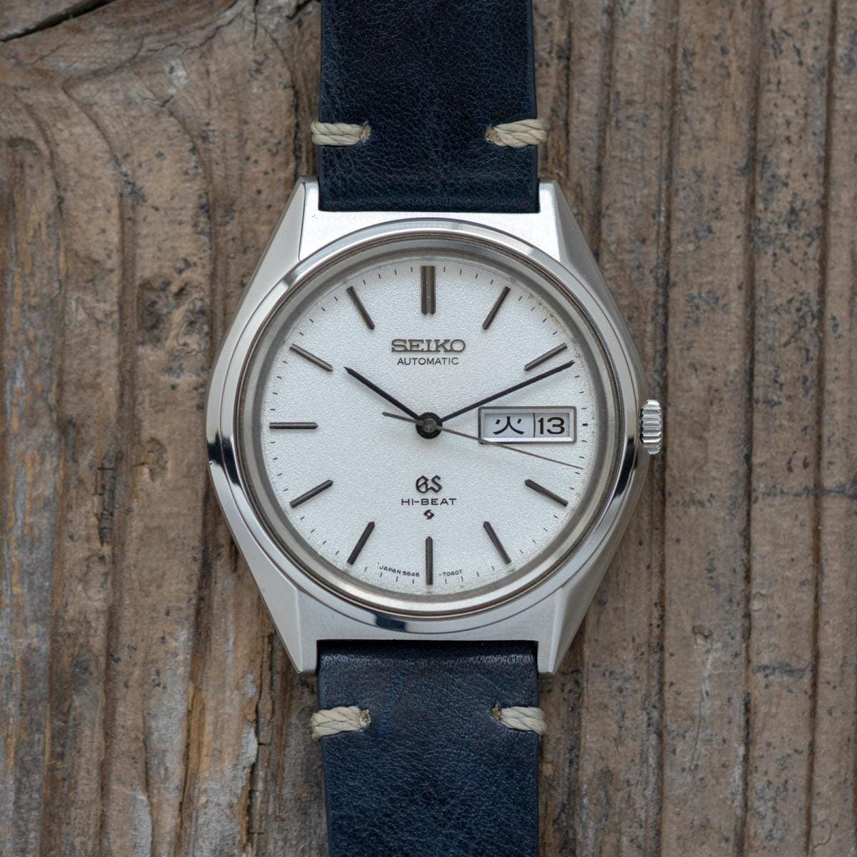 GRAND SEIKO Hi-BEAT 5646-7010 Diamond Dust Dial 1970s - Arbitro