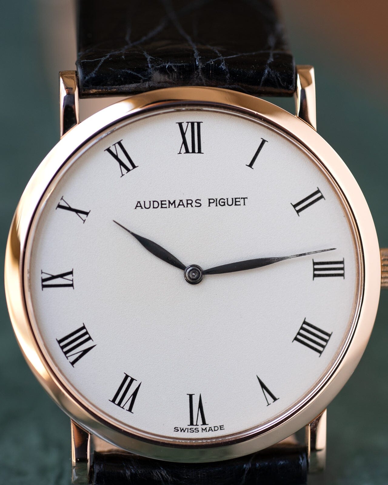 オーデマ ピゲ エクストラフラット PG ホワイトローマン Watch AUDEMARS PIGUET 