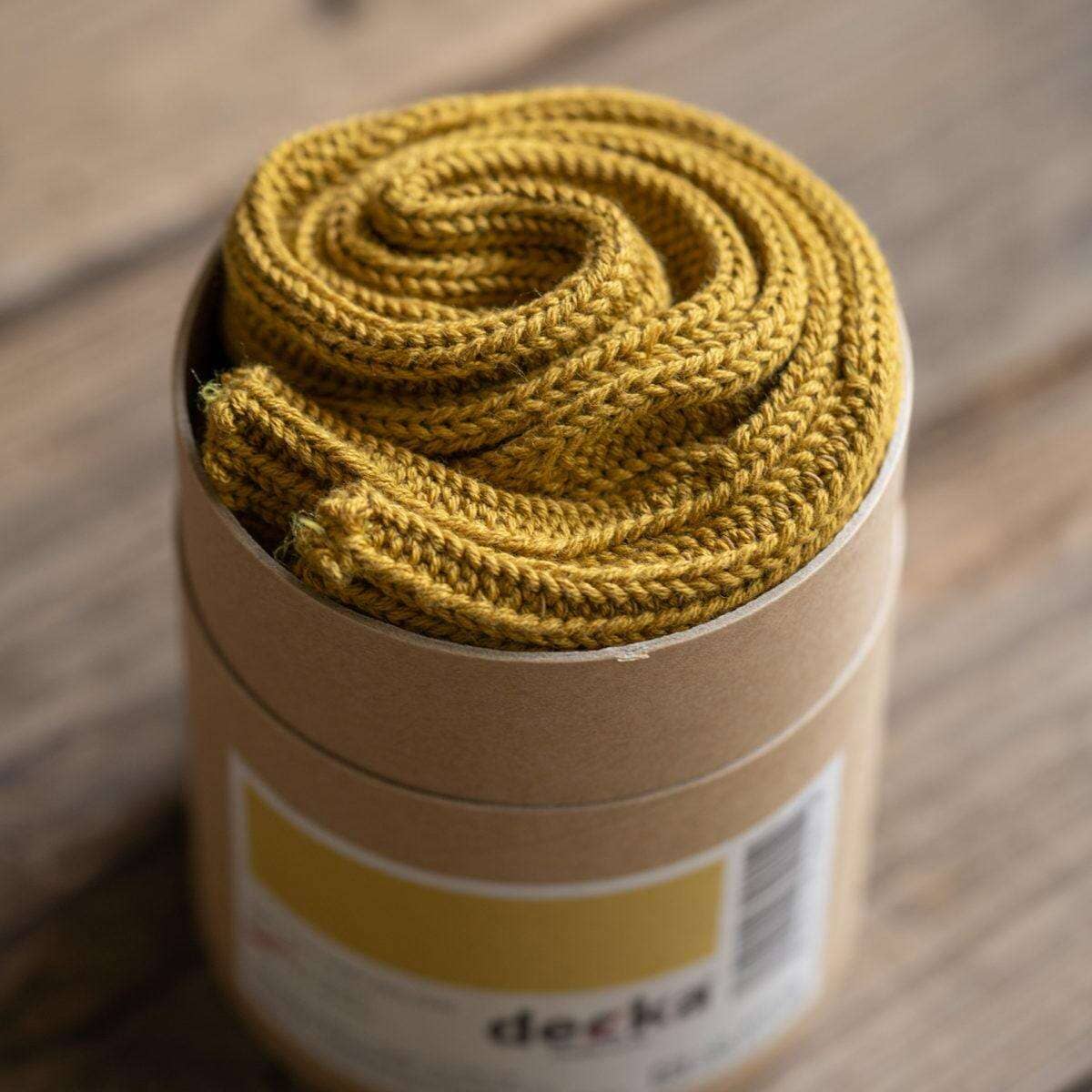 Decka heavy weight plain socks (Yellow) - Arbitro