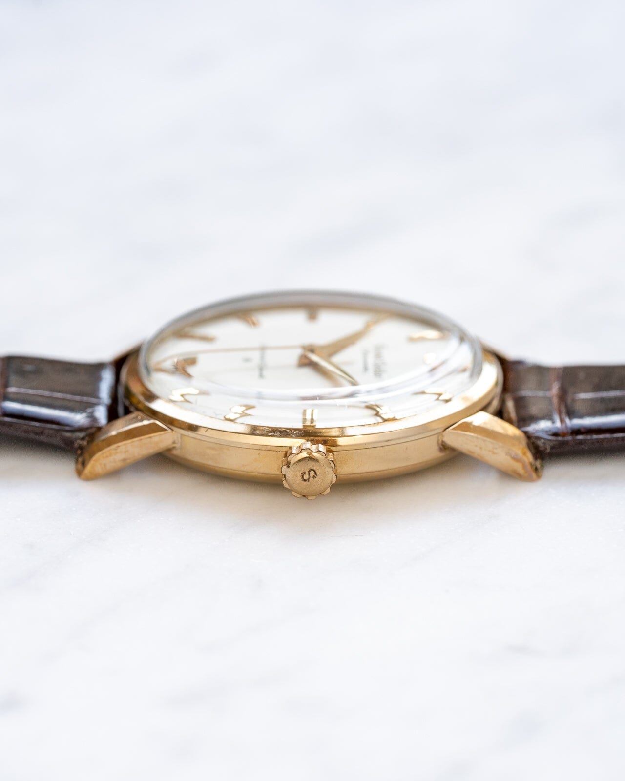 Grand Seiko First J14070 Carved Logo "Transitional" Watch SEIKO 