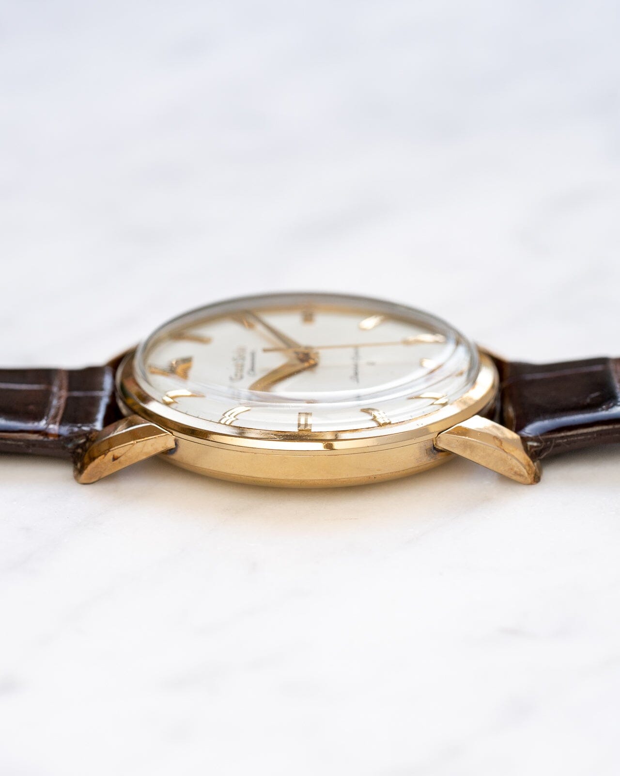 Grand Seiko First J14070 Carved Logo "Transitional" Watch SEIKO 