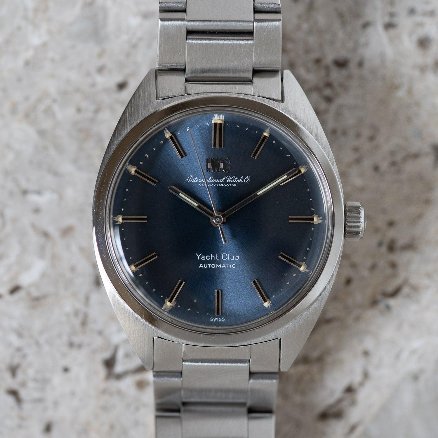 IWC ヨットクラブ R811A ブルー ノンデイト / IWC Yacht Club 811A Blue Dial- Arbitro