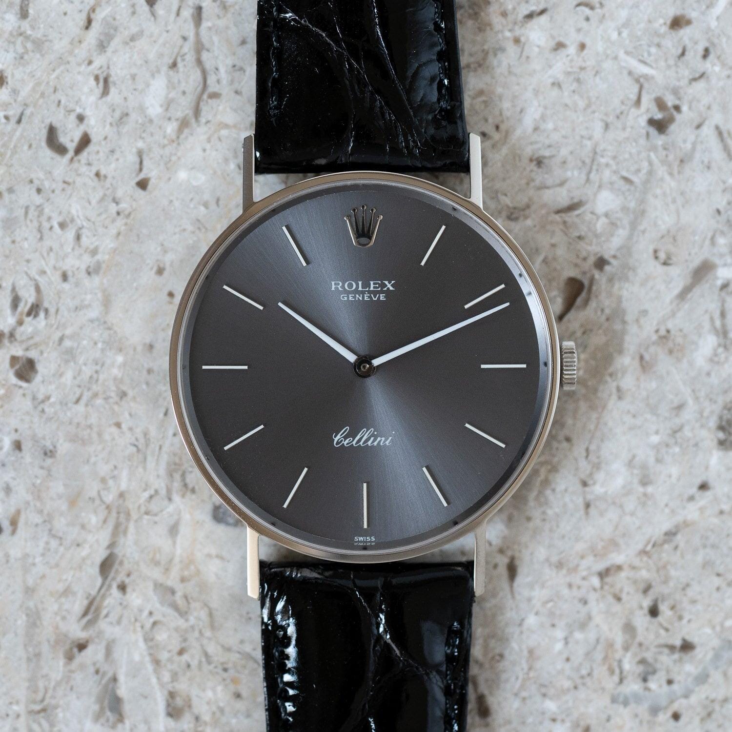 ロレックス チェリーニ ラウンド グレーダイアル / Cellini 3833 WG Grey Dial - Arbitro