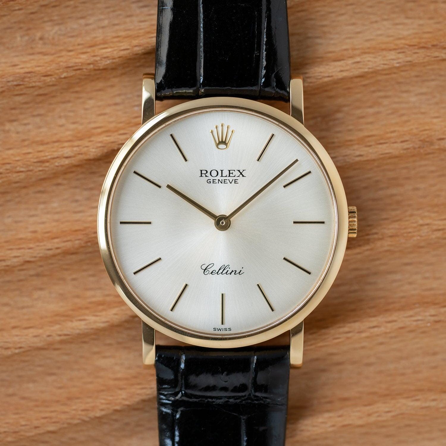 ROLEX Cellini 5112 YG Silver Dial - Arbitro