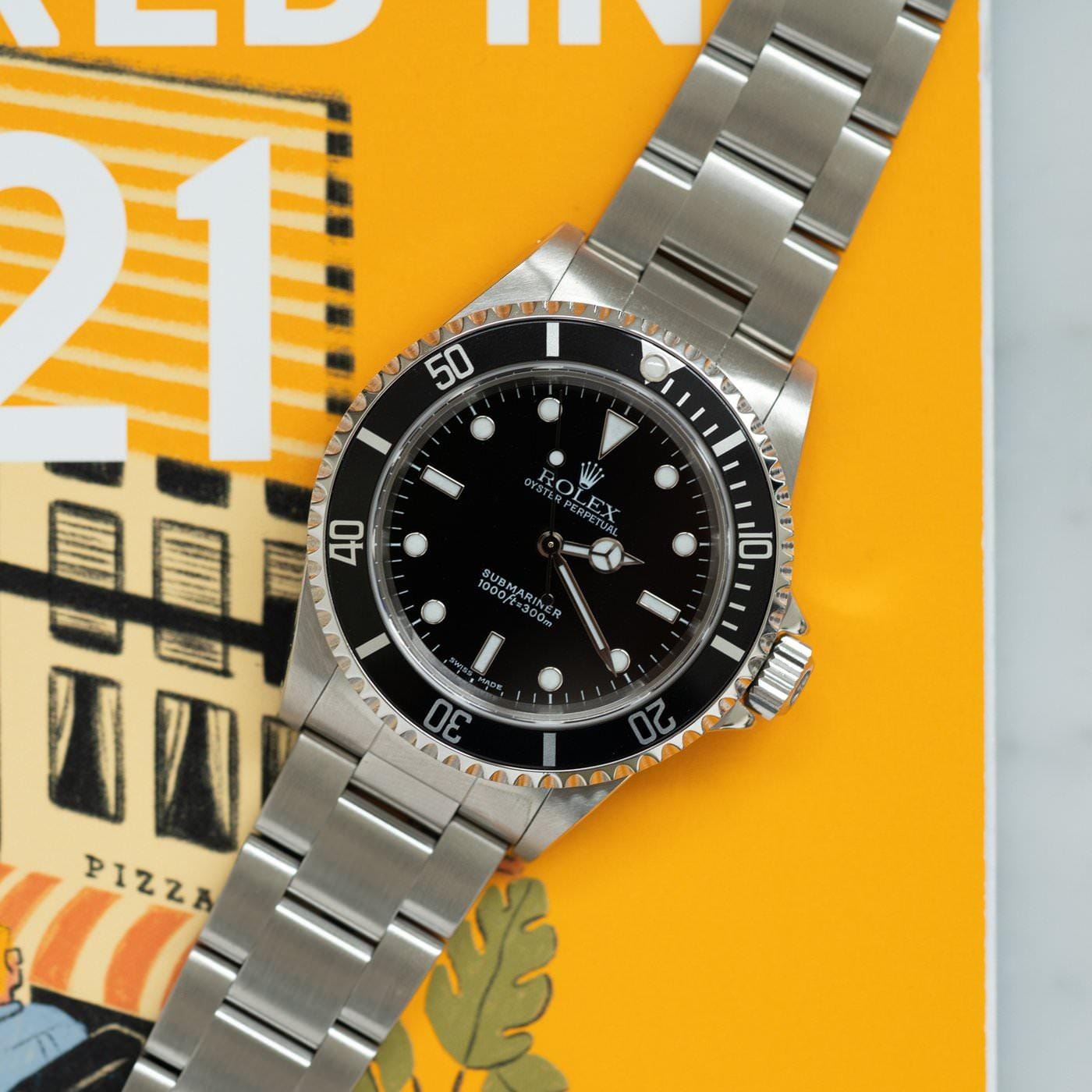 Now SOLD  ROLEX SUBMARINER 14060M NON-DATE - Arbitro