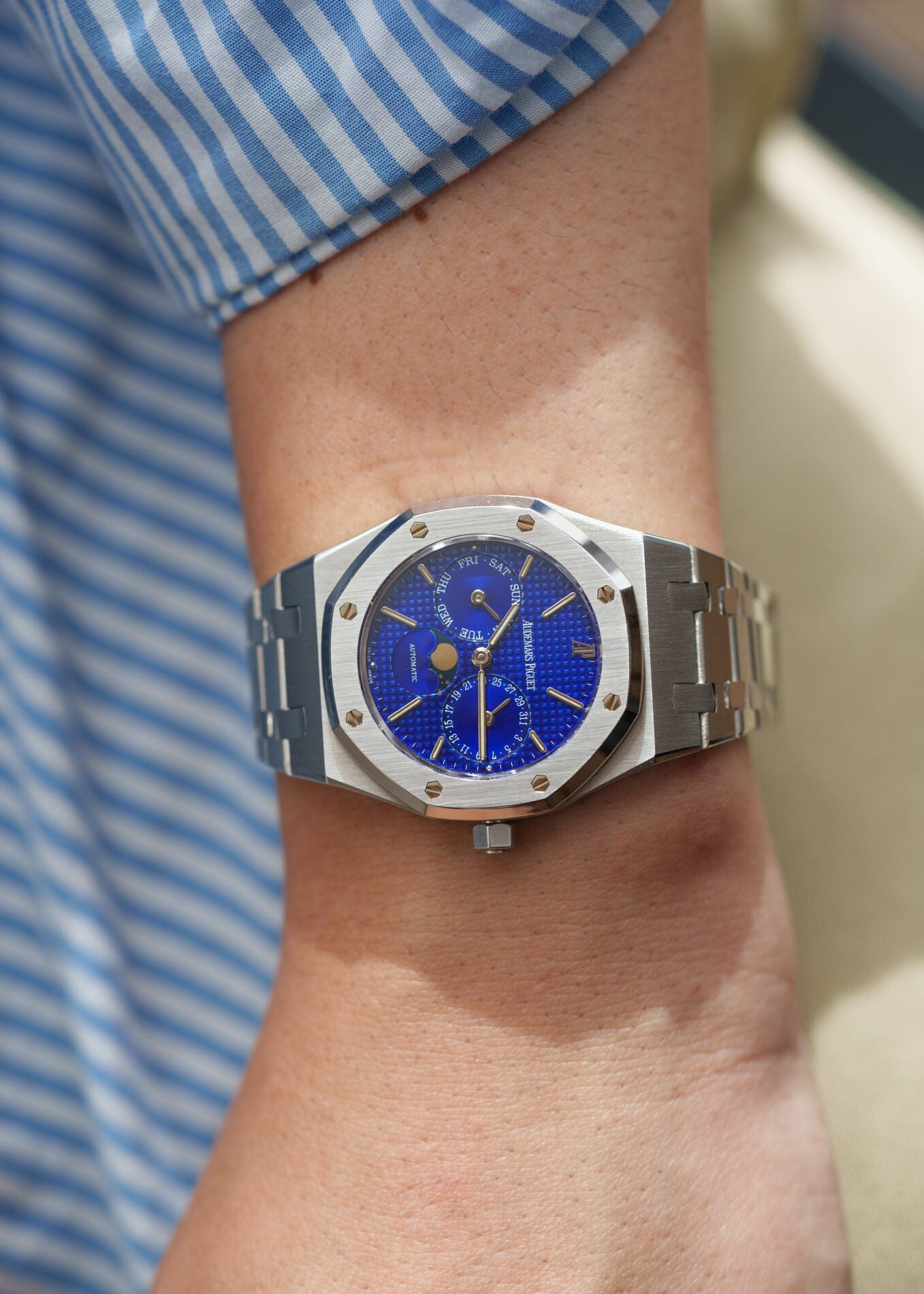 Audemars Piguet ロイヤルオーク 25594 ST "Yves Klein" ブルーダイアル 箱保証書付き Watch AUDEMARS PIGUET 