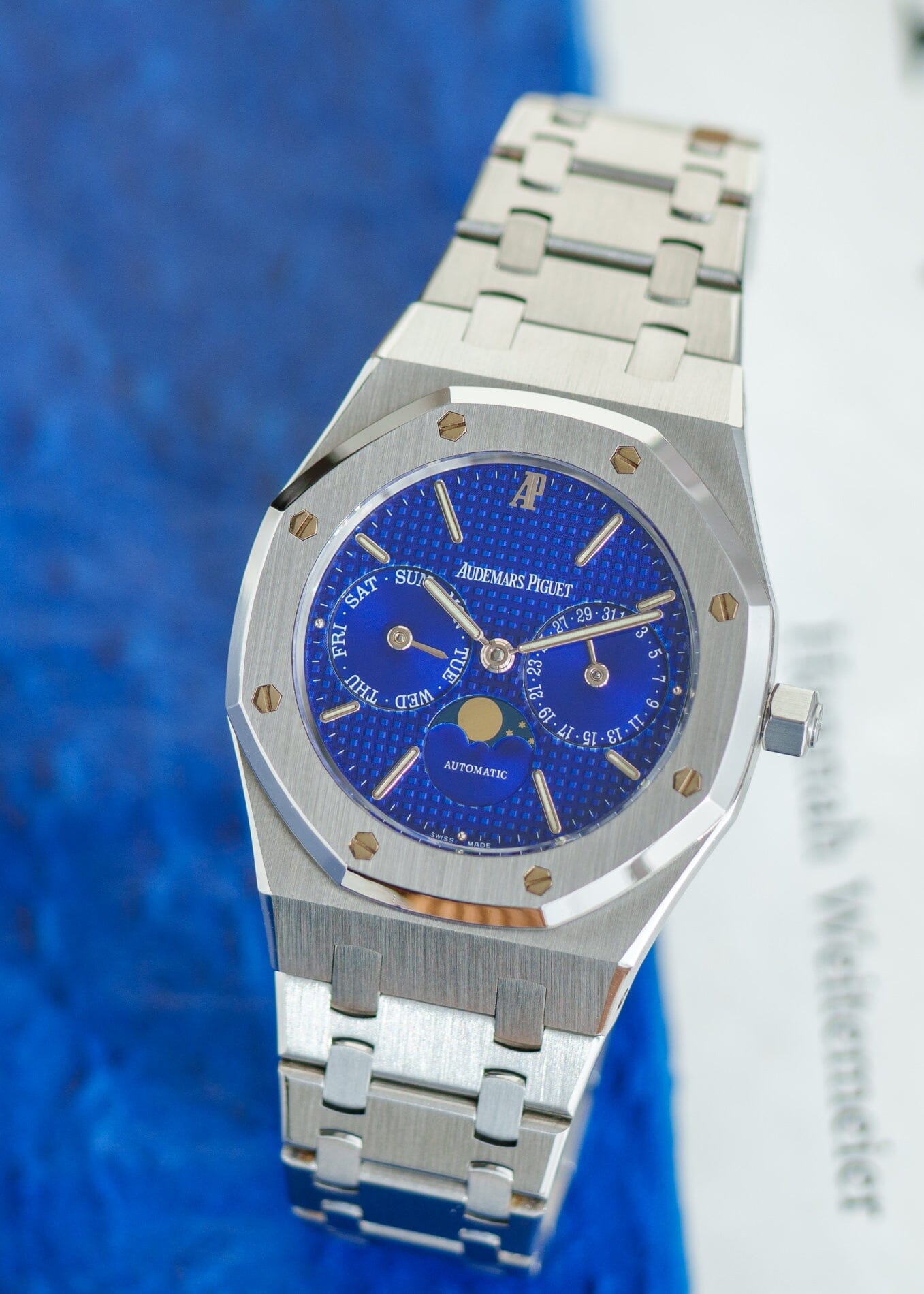 Audemars Piguet ロイヤルオーク 25594 ST "Yves Klein" ブルーダイアル 箱保証書付き Watch AUDEMARS PIGUET 