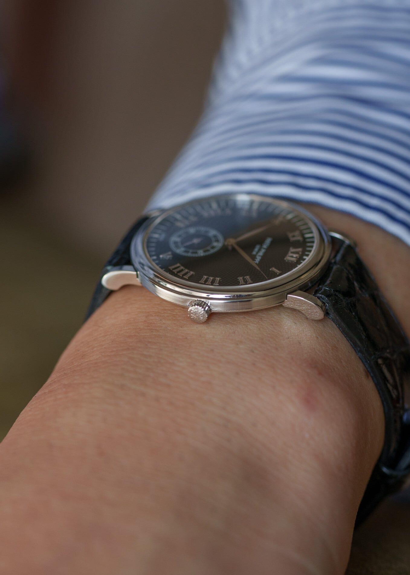 Patek Philippe カラトラバ 5022 PT ブラックギョーシェダイアル 保証書付き Watch PATEK PHILIPPE 