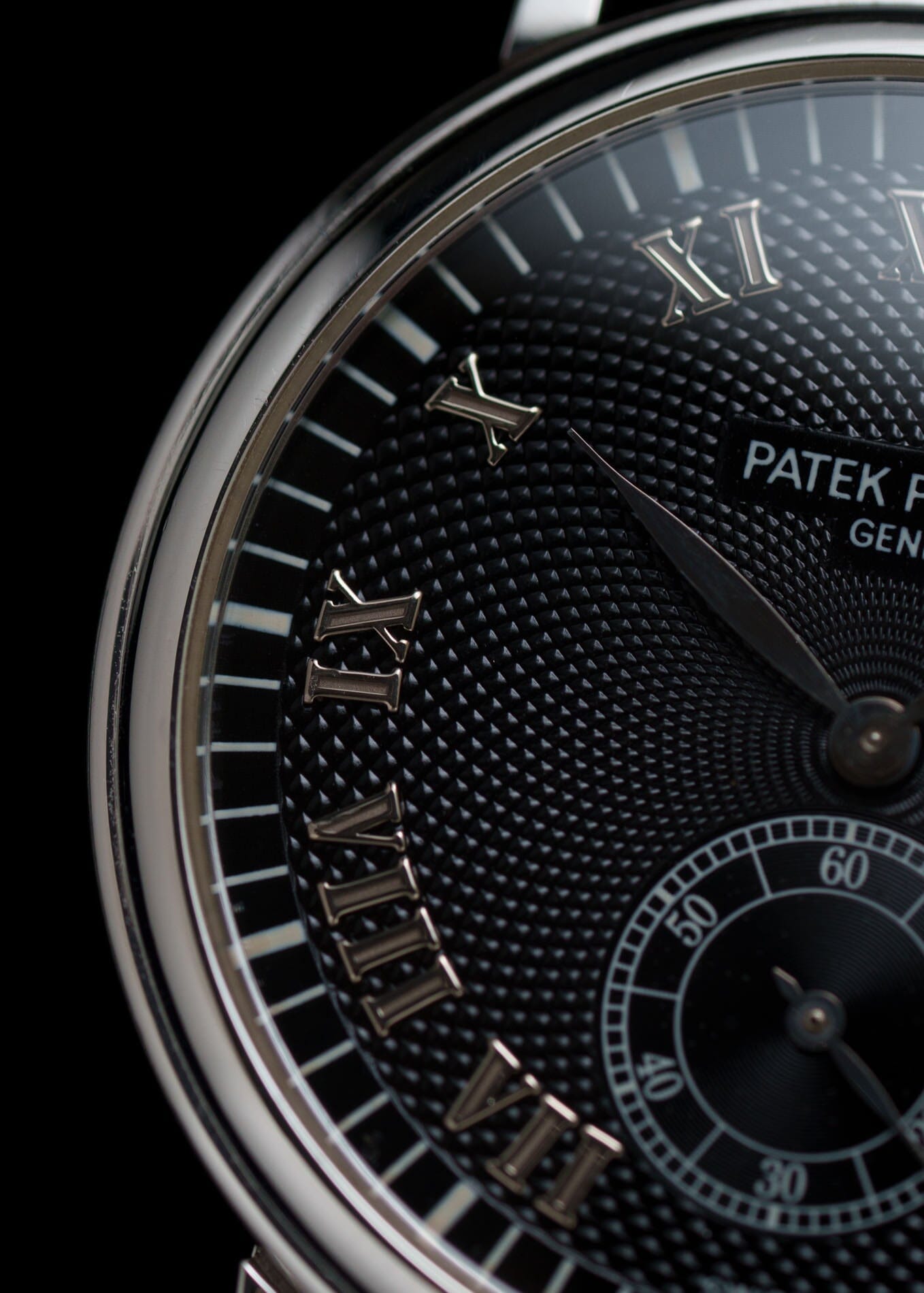 Patek Philippe カラトラバ 5022 PT ブラックギョーシェダイアル 保証書付き Watch PATEK PHILIPPE 