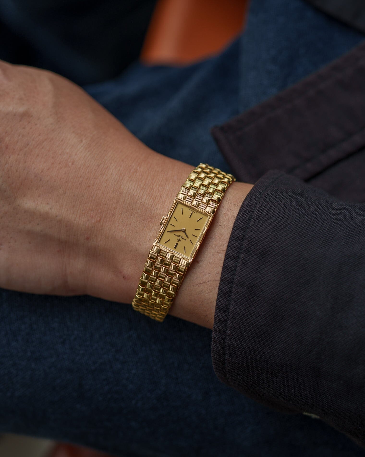 Vacheron Constantin メッシュドール YG シャンパンダイアル Watch VACHERON CONSTANTIN 