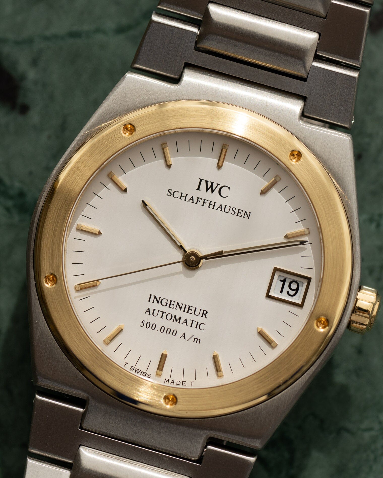 IWC Ingenieur 3508 500 000A m Steel Gold White ARBITRO