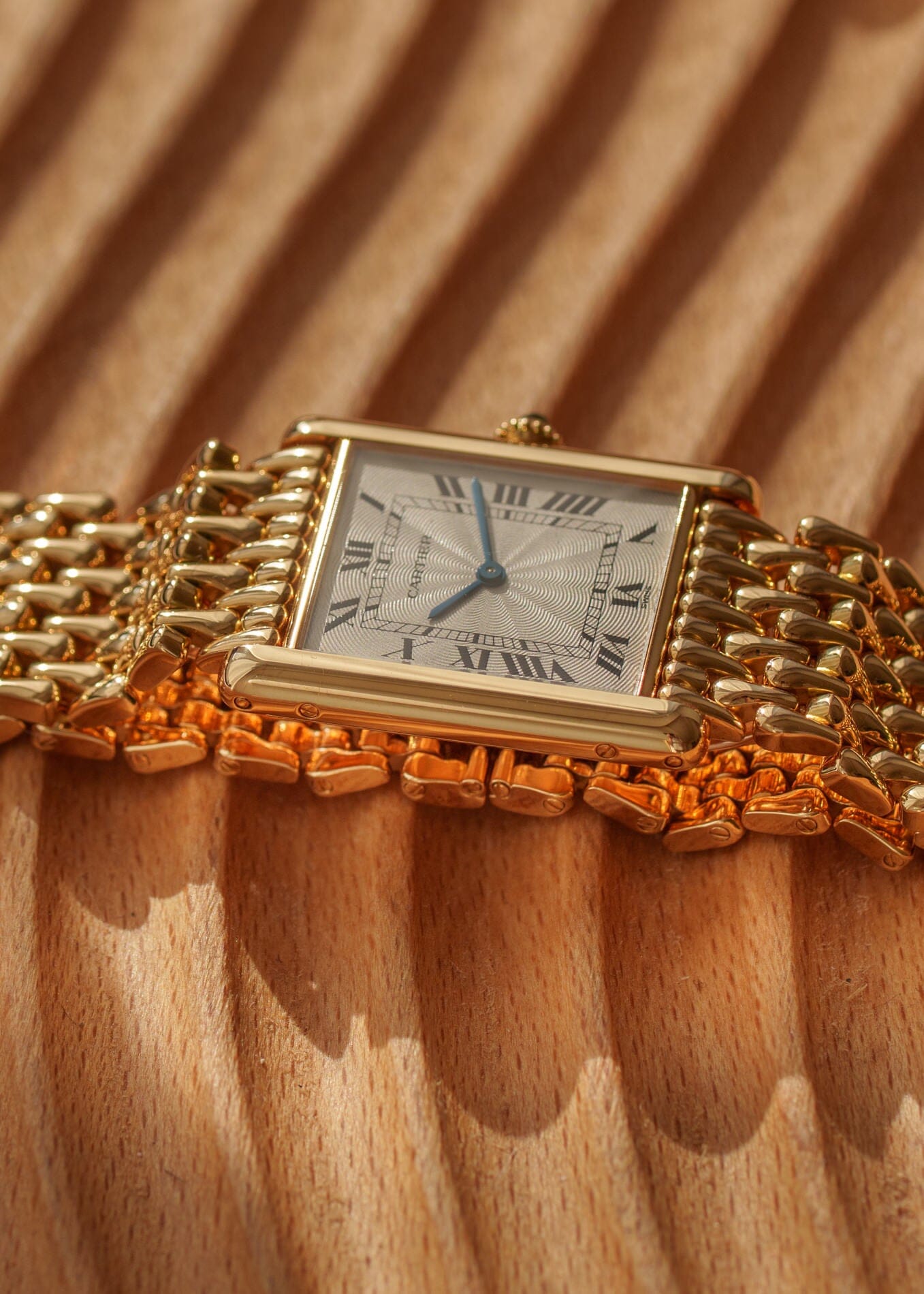 Cartier タンク ルイ カルティエ LM 16121 YG エクストラフラット 箱保証書付き Watch CARTIER 