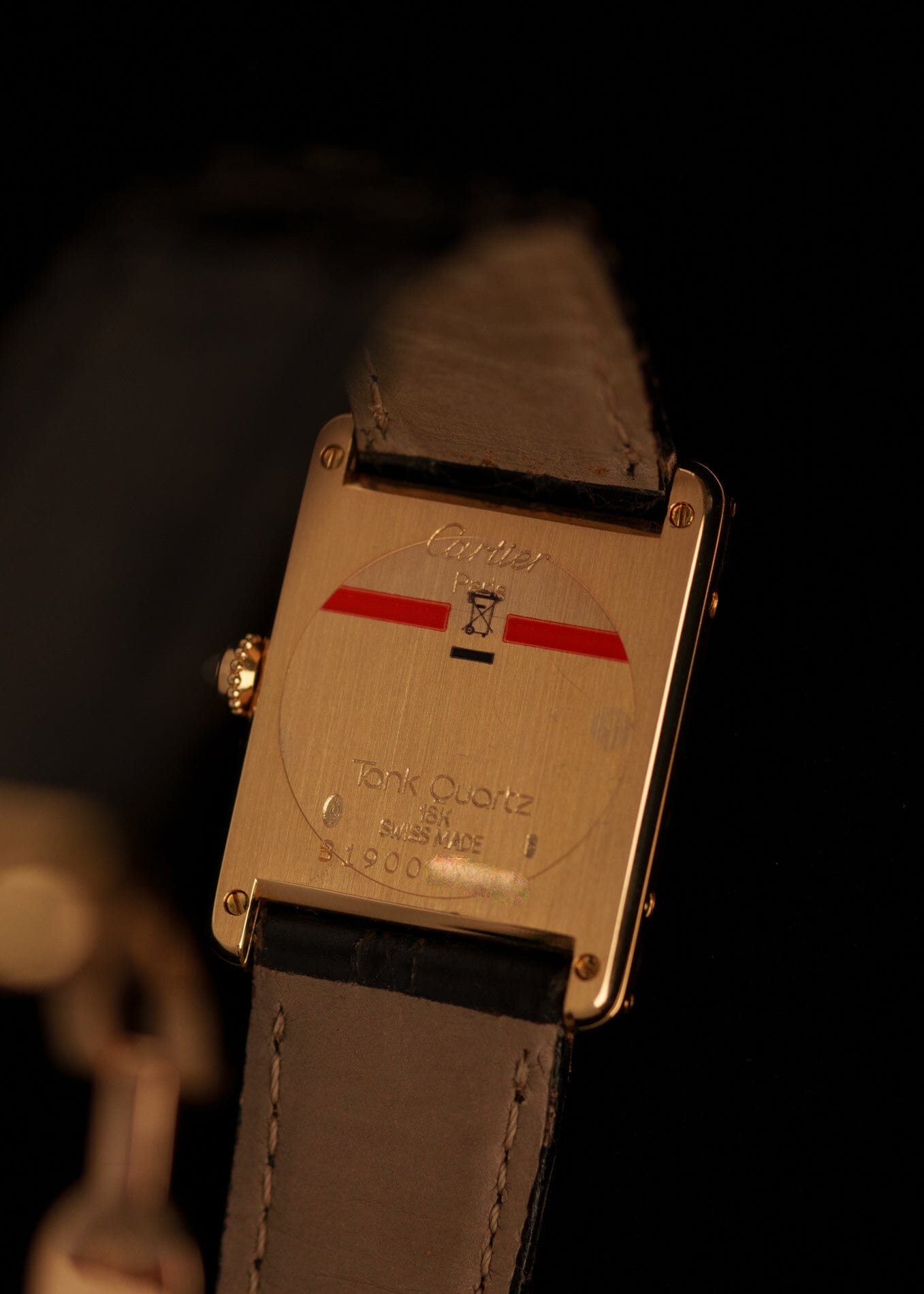Cartier タンク ルイ カルティエ LM 81900 YG ムーンフェイズ コンプリートサービス済み Watch CARTIER 
