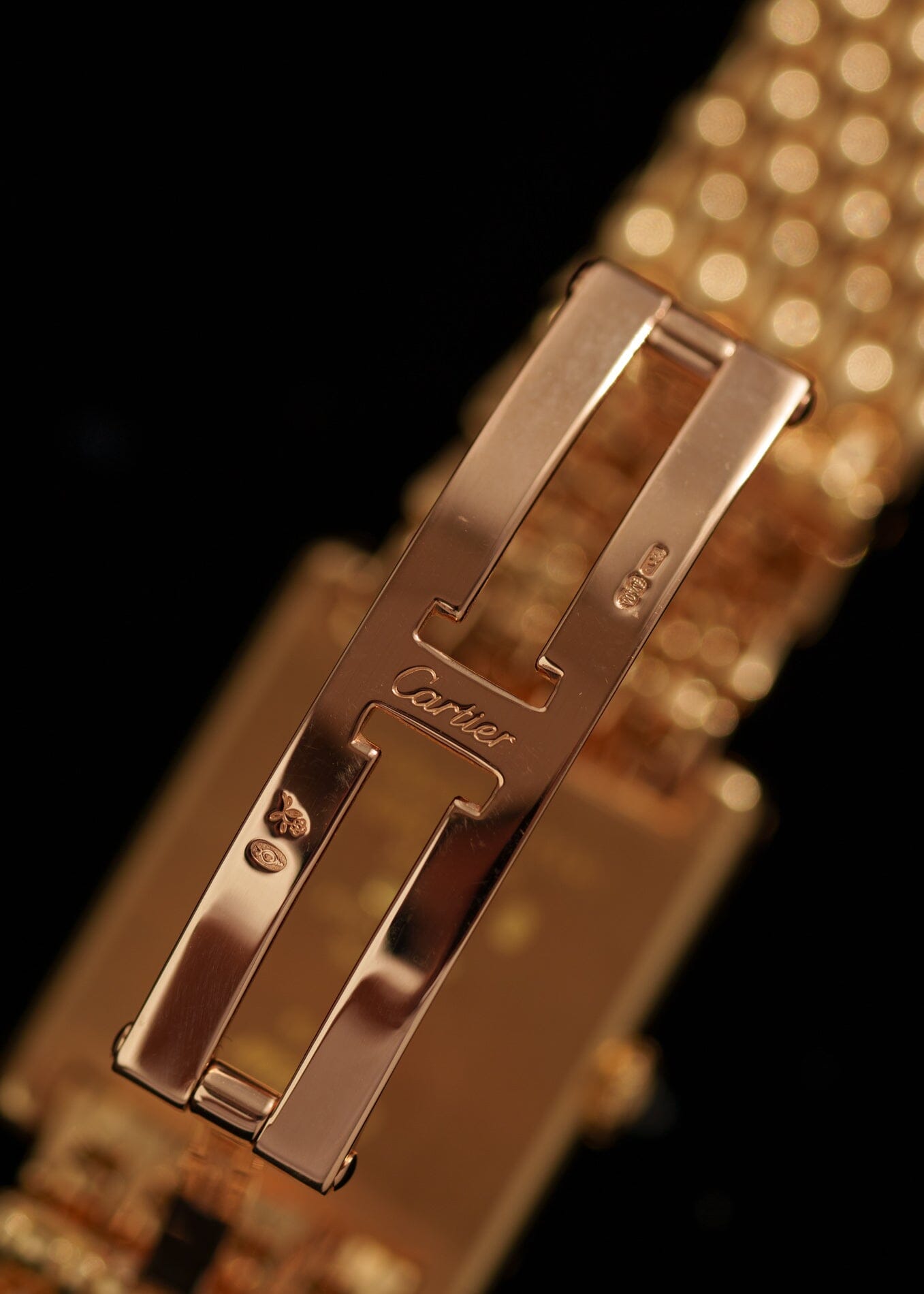 Cartier タンク ルイ カルティエ LM 16121 YG エクストラフラット 箱保証書付き Watch CARTIER 
