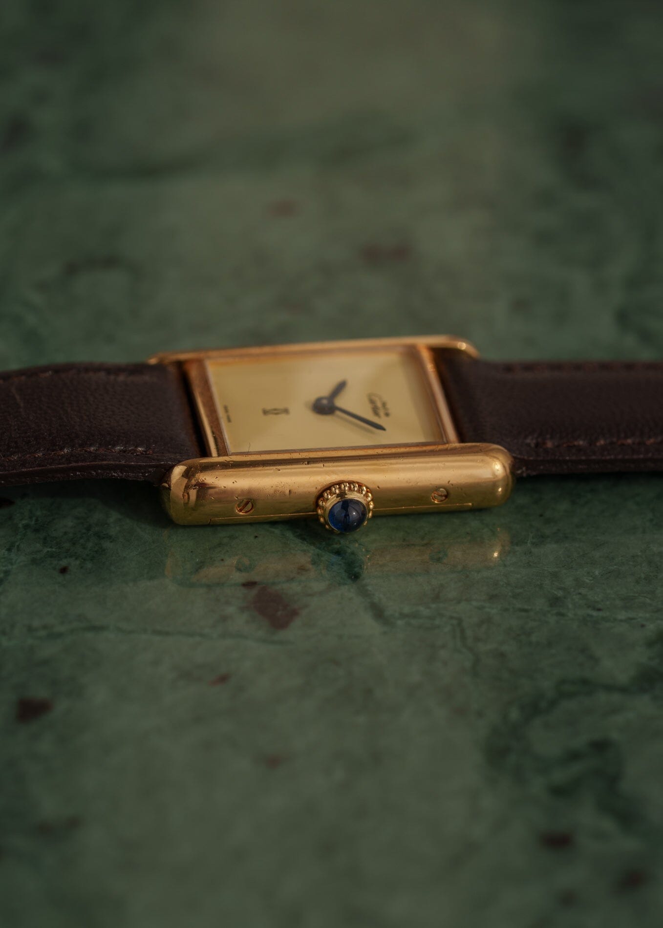 カルティエ マストタンク SM アイボリー 手巻き Watch CARTIER 