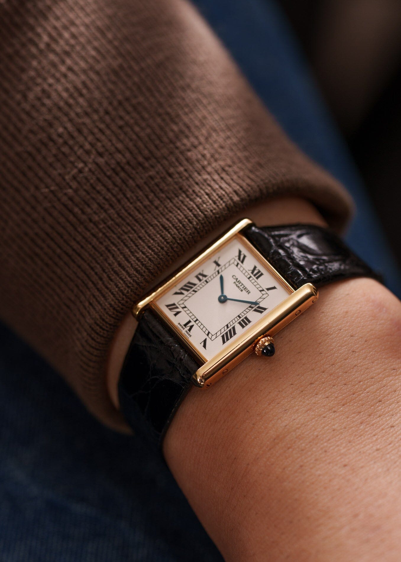 Cartier タンク ルイ カルティエ LM YG CPCP 1600B 箱付き | ARBITRO