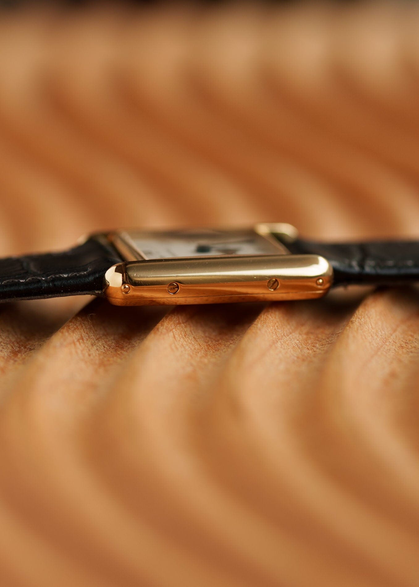 Cartier タンク ルイ カルティエ SM 819003 YG ムーンフェイズ Watch CARTIER 