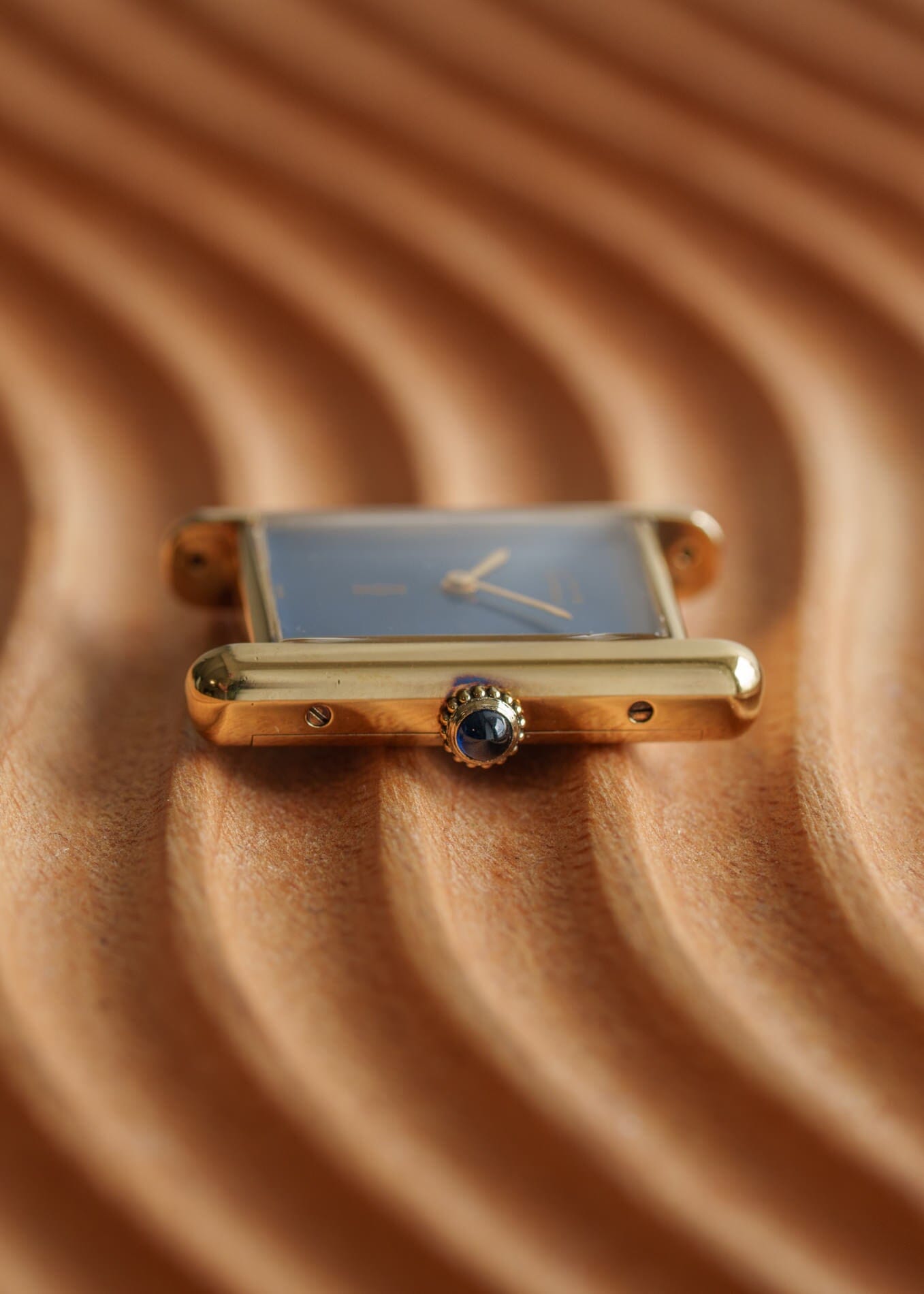 カルティエ マストタンク LM ラピスブルー 手巻き Watch CARTIER 